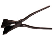 Seaming pliers with lap joint, straight