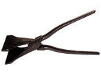 Seaming pliers with lap joint, straight