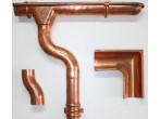 Copper rainwater drainage system